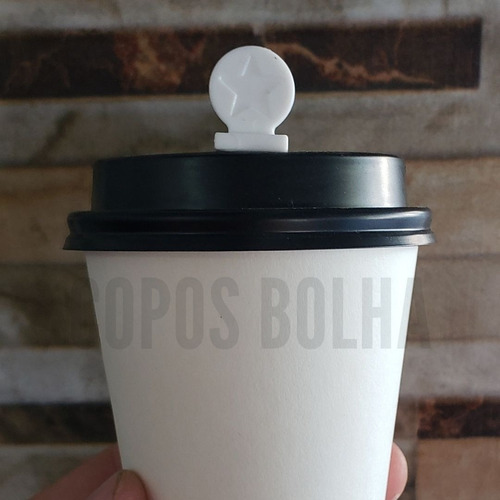 100 Veda Copo Biodegradável De Café - Ideal Para Delivery