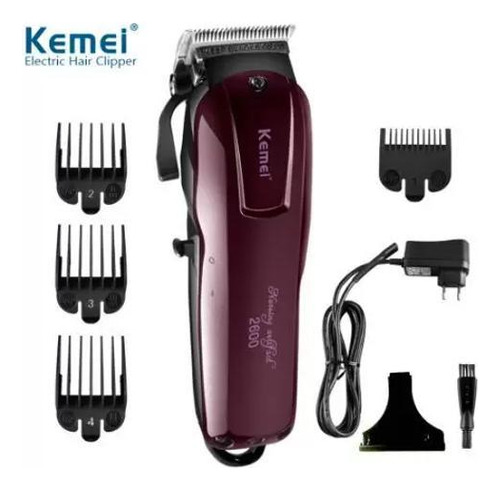 Máquina De Corte Kemei Km2600 Bivolt S/fio Melhor Preço