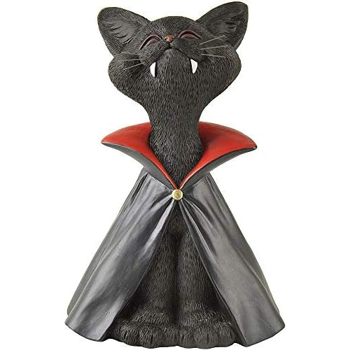 Figura De Gato Negro Fantasioso Vampiro Decoración De ...