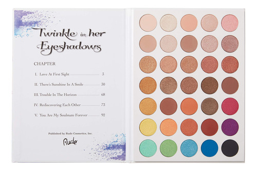 Rude Rude Twinkle In Her Eyeshadows 35 Eyeshadow Palette - B