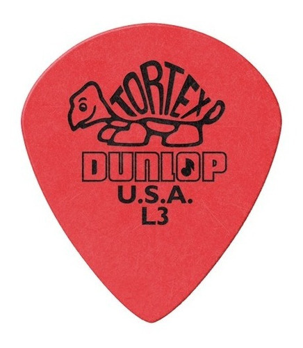 Pua Dunlop Tortex Jazz 0.50 Rojo 472rl3(36) Color Rojo