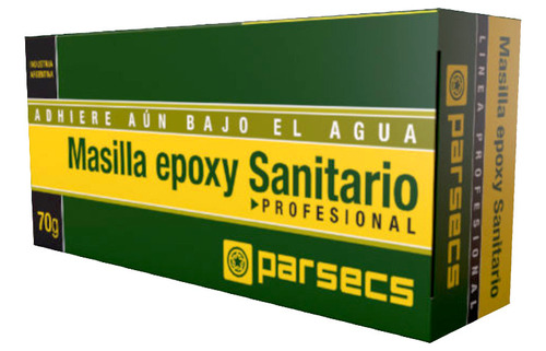 Masilla Epoxi Sanitario Parsecs 70 Gr. + Lija De Regalo