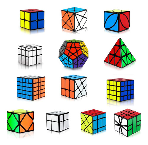 Speed Cubes, [13pack] Speed Cube Set - Megaminx Mirror