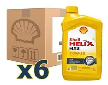 Comprar Aceite Motor 20w50 Mineral Shell Original Helix Hx5 Caja 6l.