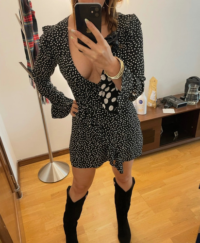Vestido Pantalon Zara Talle S (Usado)