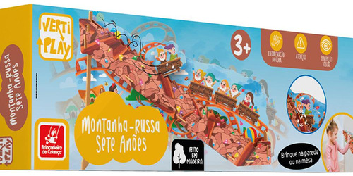 Montanha-russa Sete Anões Brincadeira De Criança 2723 3+ Quantidade De Peças 2