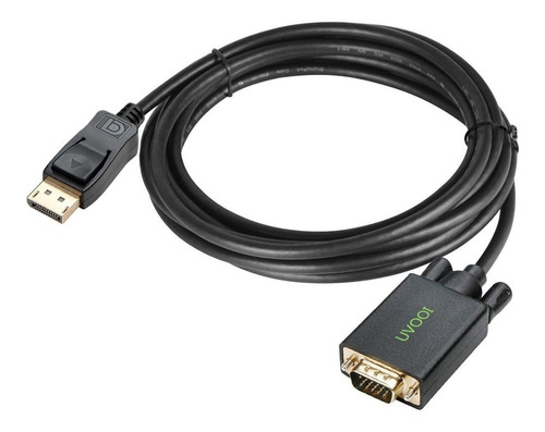 Uvooi Cable Displayport A Vga De 15 Pies, Chapado En Oro Vga