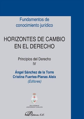 Horizontes De Cambio En El Derecho. Prin... (libro Original)