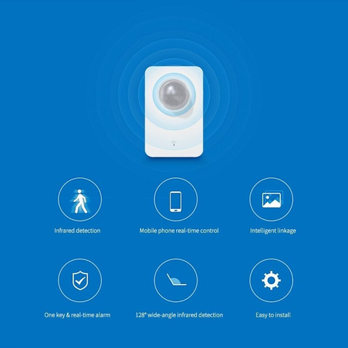 Sensor Pir Movimiento Wifi App Tuya / Smartlife