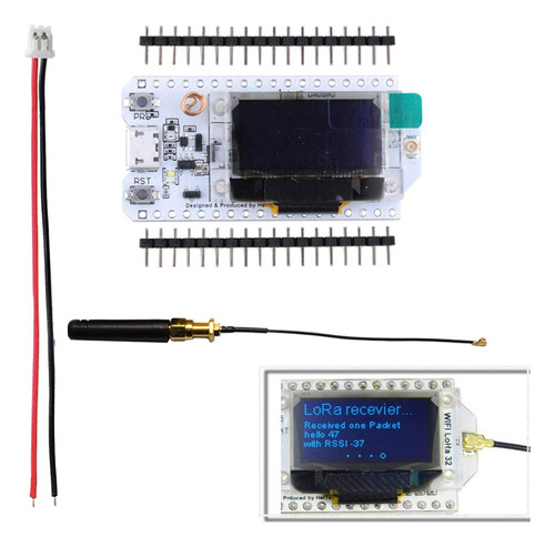 Pantalla Oled Flash Wifi Bluetooth Iot Lora Module Para Ar