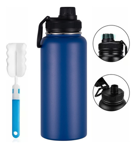 Termo Vaso Botella Acero Inoxidable Con Fría/caliente 32 Oz