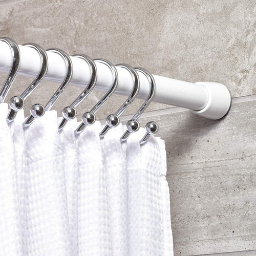 Tubo Para Cortina De Baño , Extensible De 104 A 183cm