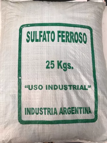 Sulfato de Hierro (II) 25 kg