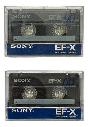 Pack 12 Cassettes Sony Ef-x (60 & 90 Minutos)