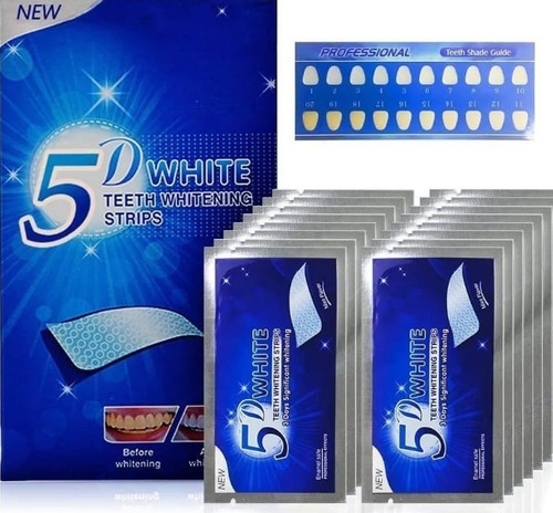 . Cinta Blanqueadora/blanqueadora De Dientes 3 D White 28 Pz