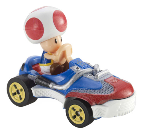 Mario Kart Toad Hot Wheels Color Azul