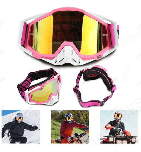 Goglesss Motocross Gafas De Esquí Tacticos Anti Niebla 