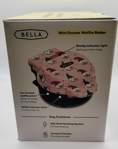 Mini Wafflera Maker Navidad