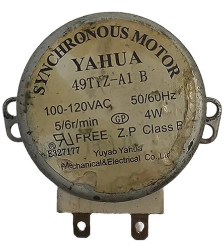 Motor Horno Microondas Yahua 49tyz-a1 B- 120 V