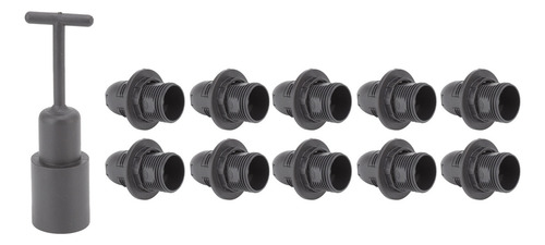 . Funda Abs Base, 10 Piezas, Soporte E14