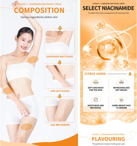 Crema Para Blanqueamiento De La Piel De Vitamina C, De Para