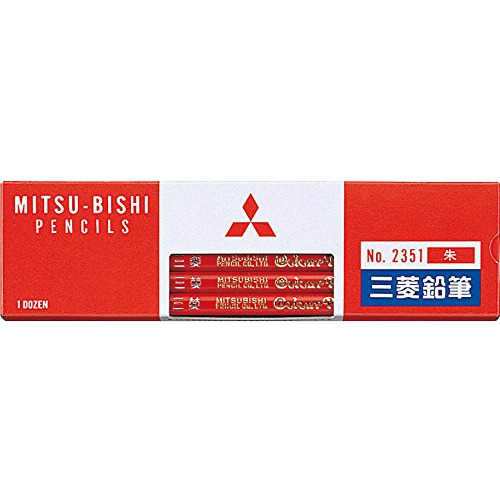 Lápices De Colores Mitsubishi Pencil K2351 2351, Rojo ...