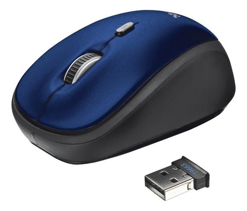 Mouse Inalambrico Usb Trust Yvi Azul Color Blue