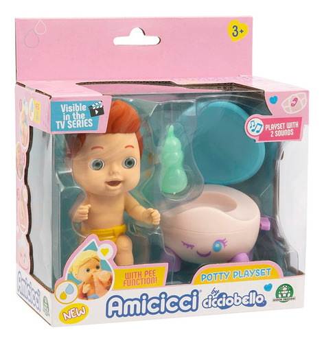 Amicicci Mini Bebote Playset Con Accesorios Y Sonido 