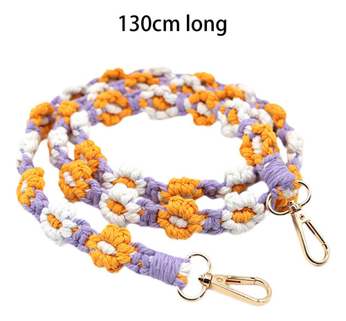 Cordón Para Teléfono Móvil Tejido Con Flores, Estilo B