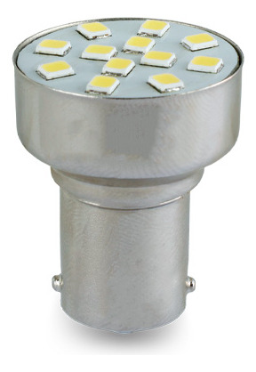 Kit 10 Unid. Lampada Led P21/5w 2 Polos 12v Il1035