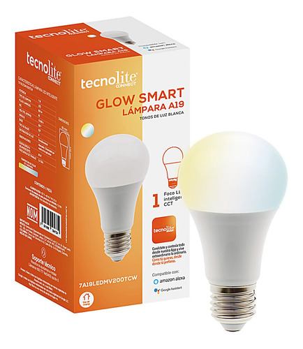Foco Wifi Led Tunable 7w Plastico Atenuable E27 Tecnolite