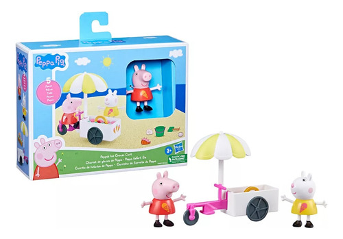 Peppa Pig Carrito De Helados Con Figura Y Accesorios