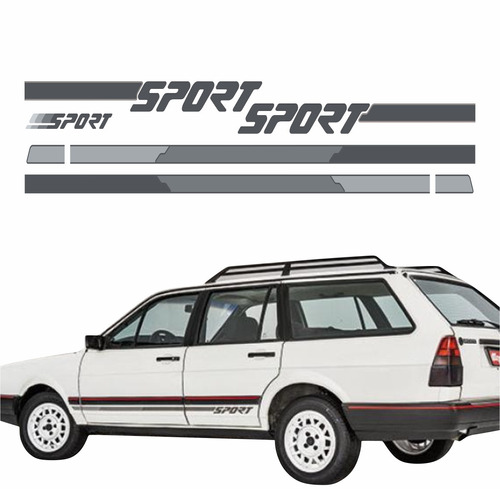 Adesivo Volkswagen Santana Quantum Sport Faixa Qs001