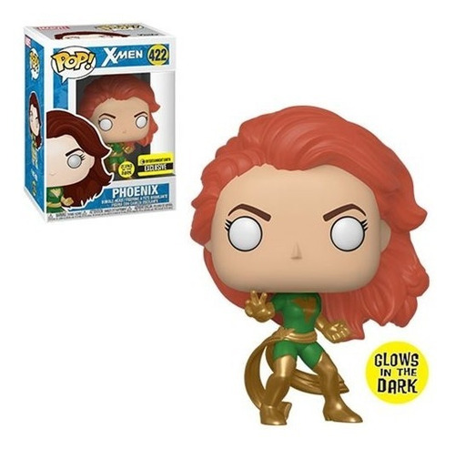 Imagen 5 de 5 de Marvel Green Phoenix Pop! Funko Gitd Exclusiva Ee Nueva !!!