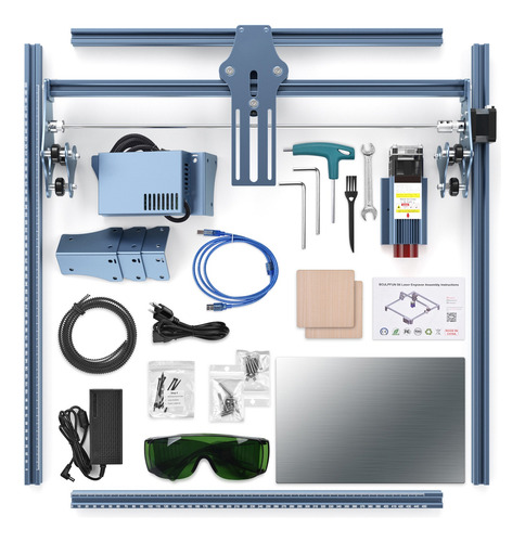 Sculpfun S9 Grabador Láser Y Rodillos,conjunto De Accesorios