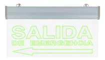 Comprar Cartel Salida De Emergencia, Salida, Escalera  Y Puerta Led!