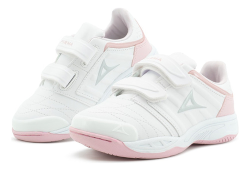 Tenis Pirma Escolar Running 18-21.5 Sport Blanco/rosa