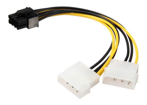 Cable Adaptador Molex A Pcie 8 Pin Tarjeta Video Fuente Emn