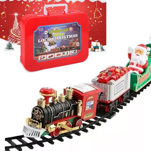 Regalo De Juguete Infantil Con Tren Eléctrico Navideño