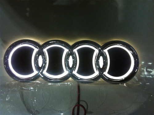 Led Emblema Trasero Audi A-3 A-4 A-6 Q2 Q3 Q5 Q718cmx5.8cm