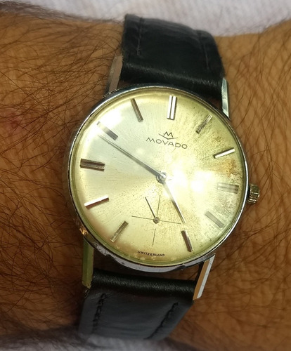 Relogio Antigo De Pulso Movado Swiss Perfeito A Corda
