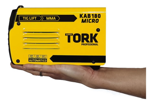 Imagem 2 de 7 de Máquina De Solda Inversora Kab 180 Micro Mma Tig Super Tork