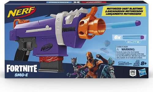 Nerf Fortnite Smg-e Blaster - Dardos Motorizados Pistola
