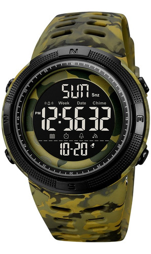 Reloj Deportivo Skmei 2070 Camo Multifunciones Sumergible