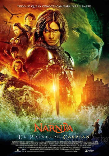 Pósters Película Crónicas De Narnia 2 - 2008 42x30cm..