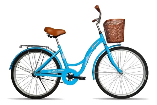 Bicicleta vintage cruiser rodada 26 con canasta y online timbre