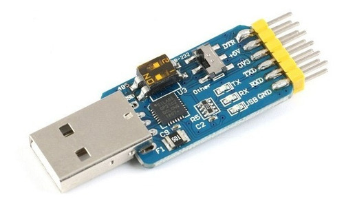 Convertidor Usb 6 En 1 Ttl Rs232 Rs485 Cp2102 Max485 Max232