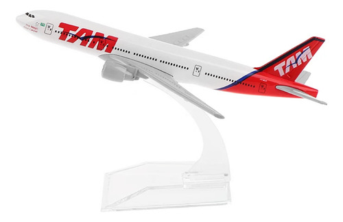 Miniatura Avião Aeronave Comercial Boeing 777 Tam