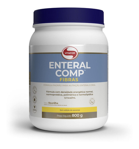  Vitafor Enteral Comp Fibras 800g Baunilha