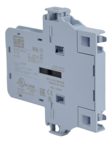 Kit 2 Blocos De Contato Auxiliar Lateral P/cwb 1na 1nf Blb 220v/690v